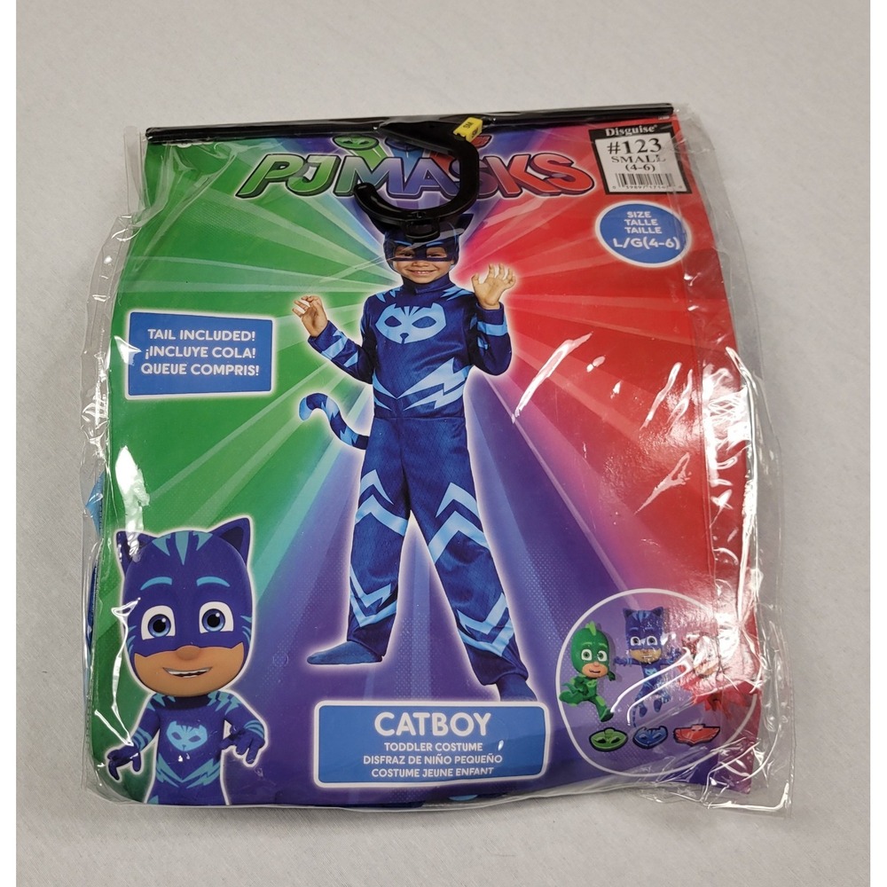 Disguise PJ Masks Catboy Halloween Costume Toddler Boy's Size Small (4-6)